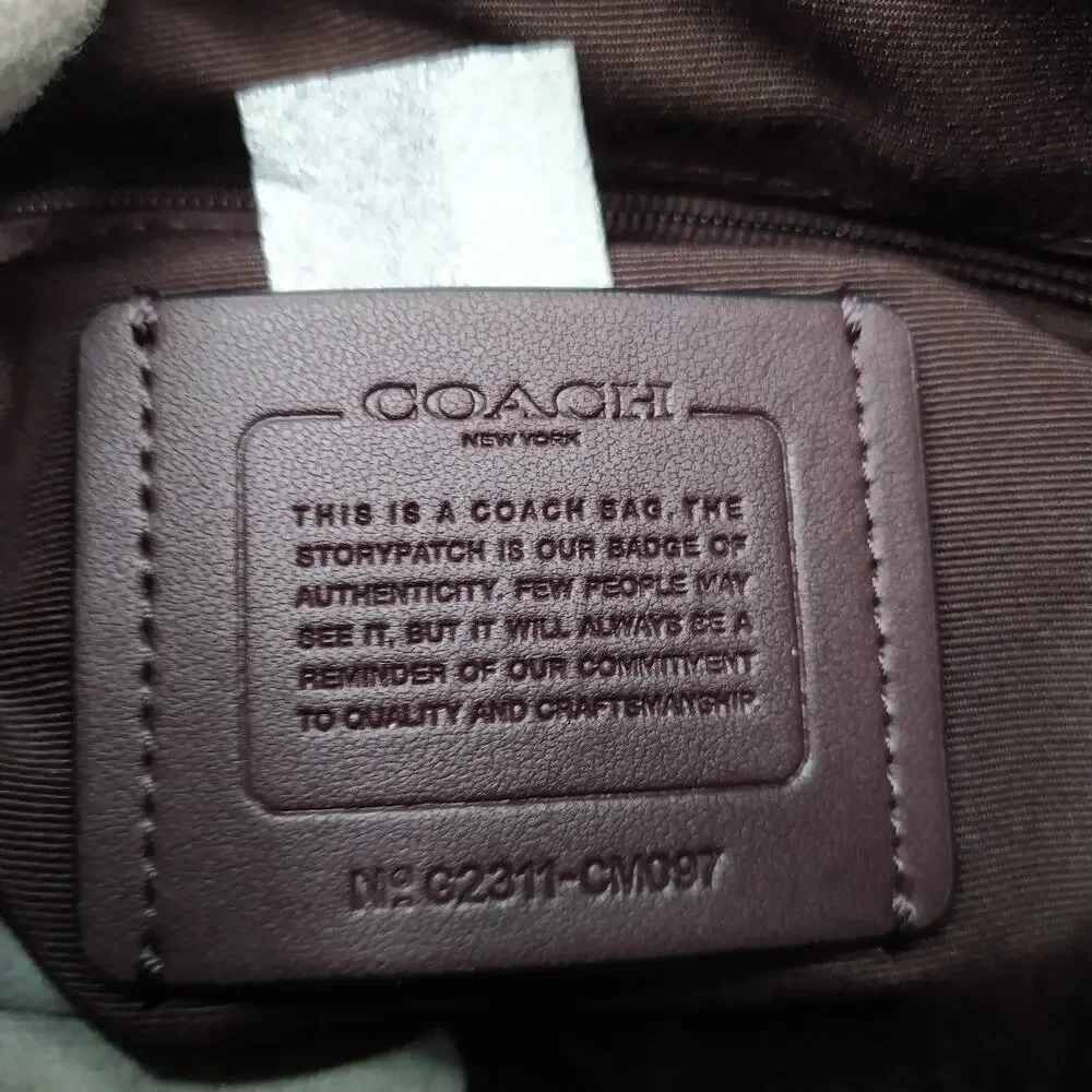 Coach Teri Hobo Diamond Deep Berry Quilted Leather Zipper Shoulder Bag -NWT $528